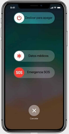 Reiniciar iPhone para solucionar líquidos detectado lightning