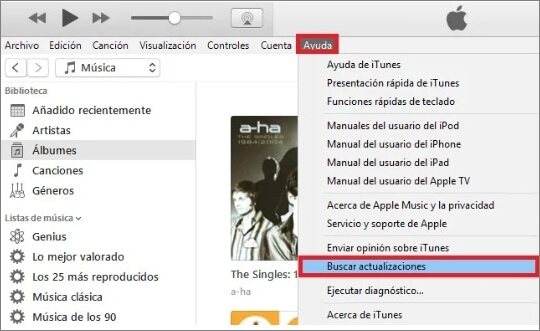 Actualizar iTunes en Windows