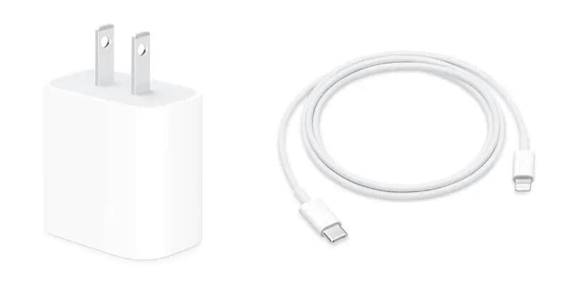 cargador y cable original de Apple