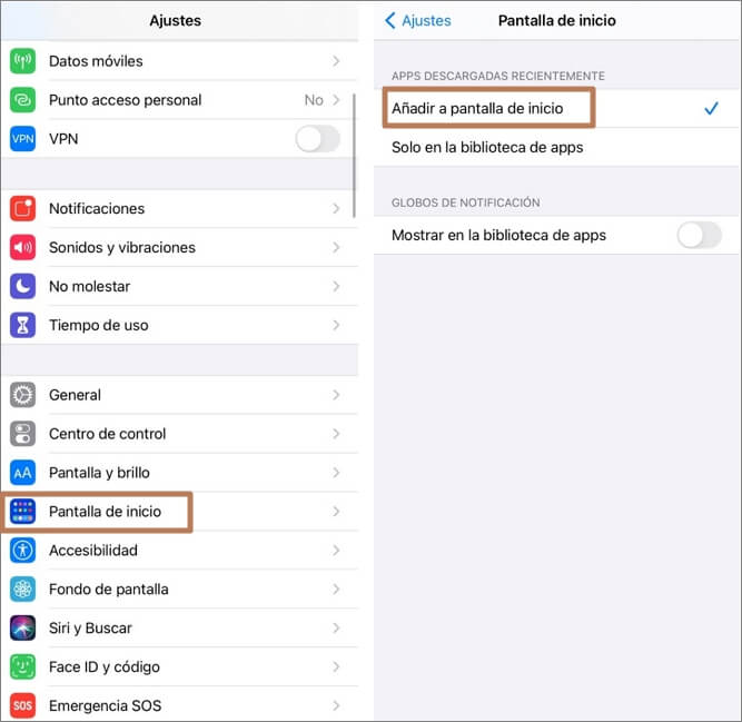 Organizar Apps iPhone automáticament con biblioteca de Apps
