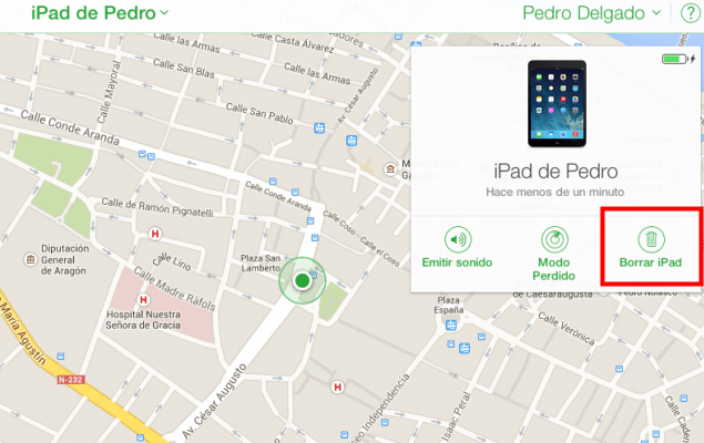 Buscar mi iPad