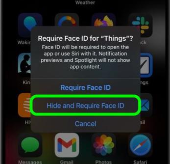 Ocultar apps en iPhone de iOS 18
