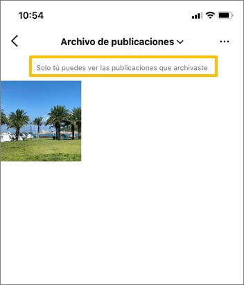 opción Saludar Conciliar ✓ Cómo ocultar publicaciones en Instagram con/sin bloquear