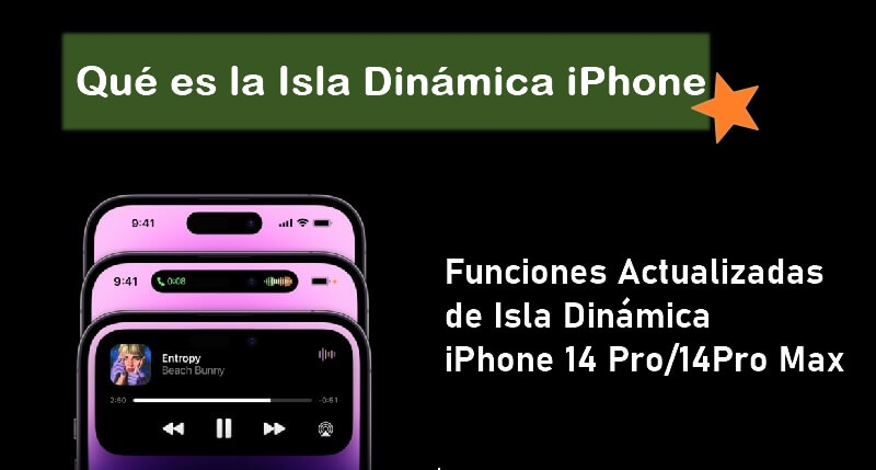 qué es dynamic island iphone 14 Pro o 14 Pro Max