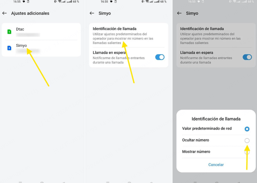 llamar con número oculto xiaomi