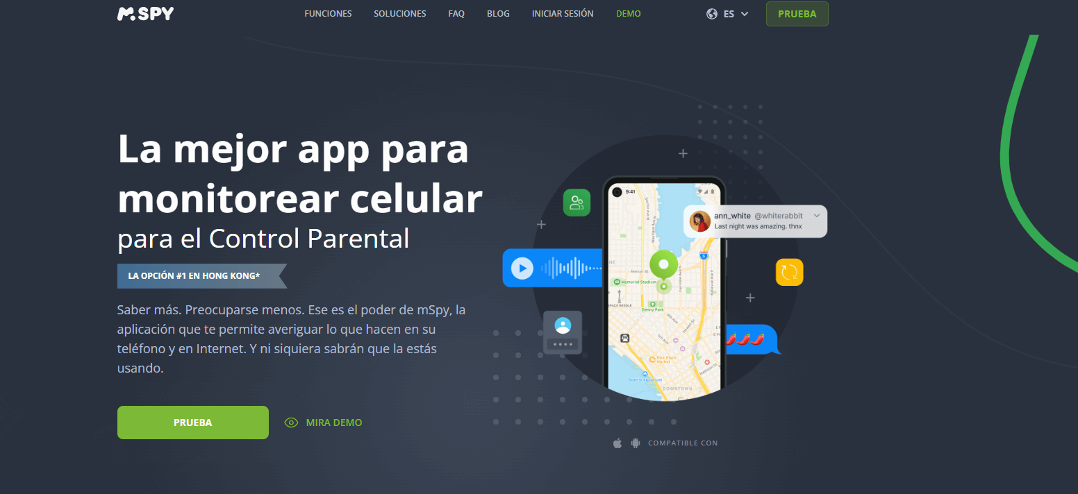 grabador de pantalla invisible-mSpy