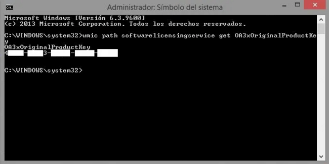 Cómo cambiar clave de producto Windows 8.1