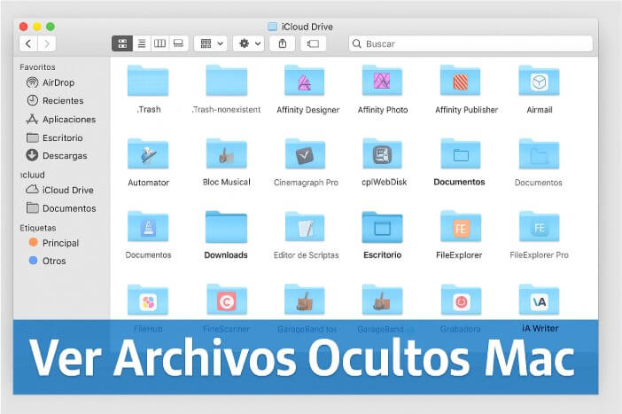 mostrar archivos ocultos en tu Mac