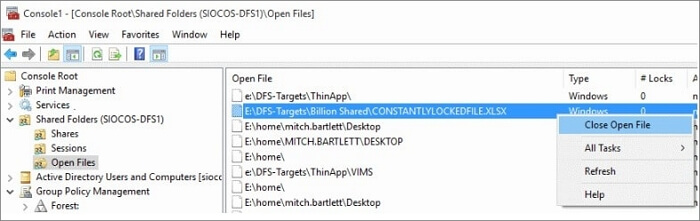 Abrir archivos en Microsoft Management Console