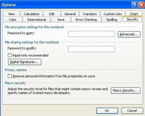 desbloquear archivo de excel 2003 con contraseña