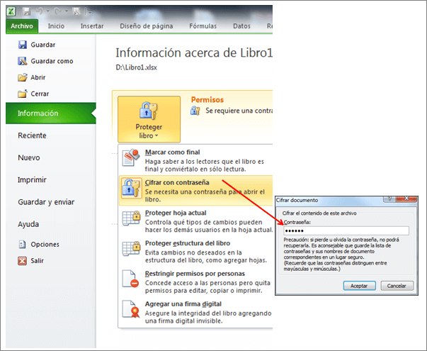 desbloquear excel 2010 protegido con contraseña