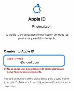 Cómo cambiar correo de iCloud sin perder datos