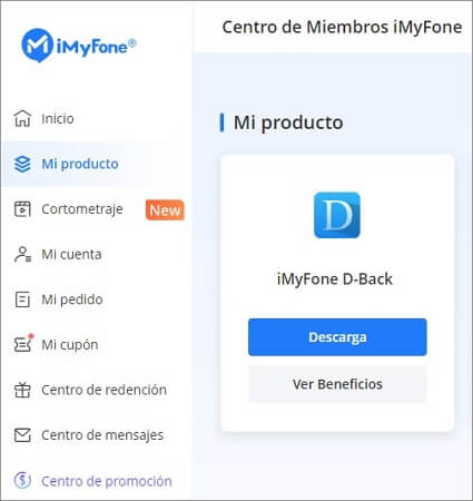 Existe iMyFone D-Back gratis