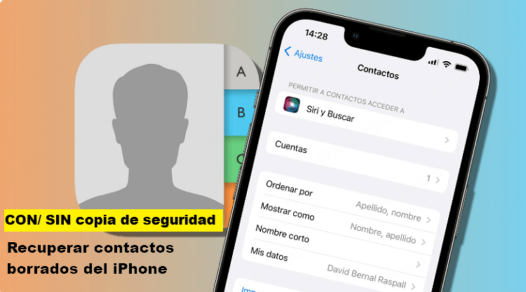 cómo recuperar contactos borrados del iPhone