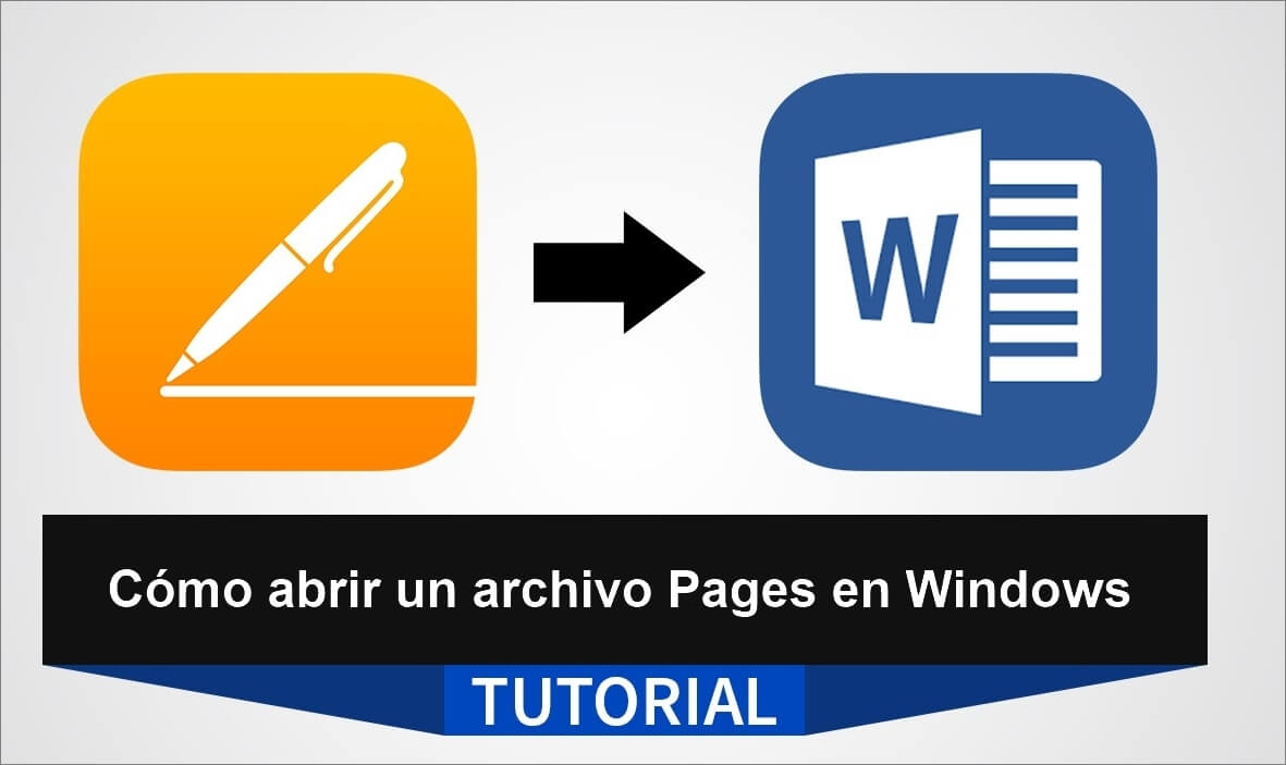 cómo abrir un archivo Pages en Windows