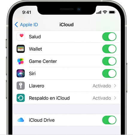 Activar iCloud Drive