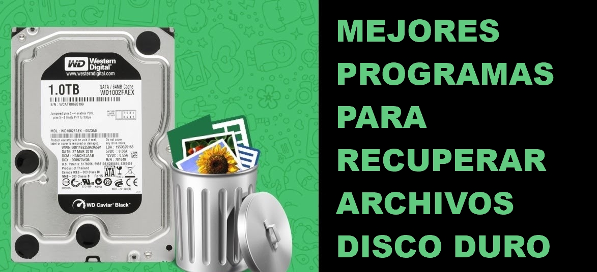 latín afijo Exención 5 mejores programas para recuperar archivos de disco duro