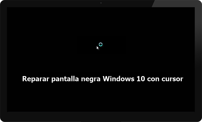 pantalla negra windows 10/11