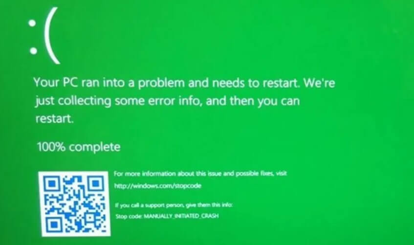 Solucionar la pantalla verde de la muerte Windows 10/11