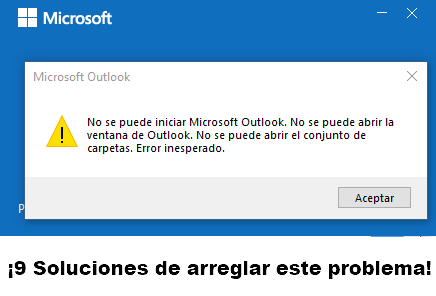 no abre outlook