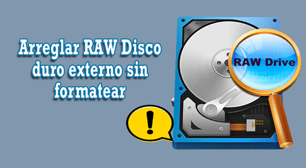 formato RAW disco duro