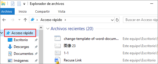 restaurar archivo word recientes