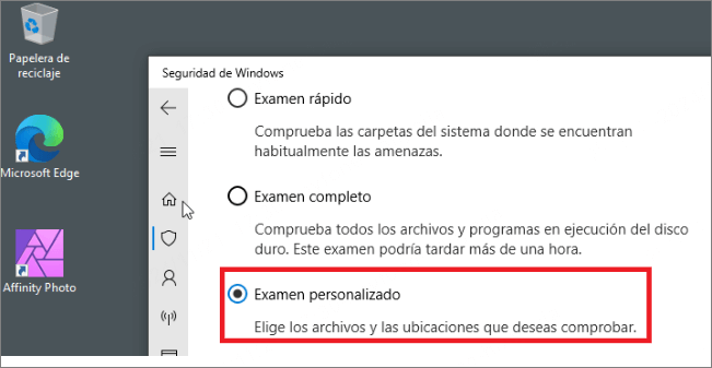 Quitar virus de acceso directo de PC por Windows Defender