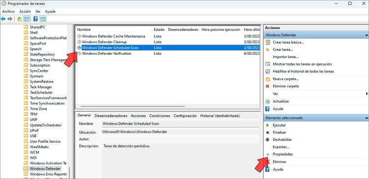 Windows Defender Scheduled Scan