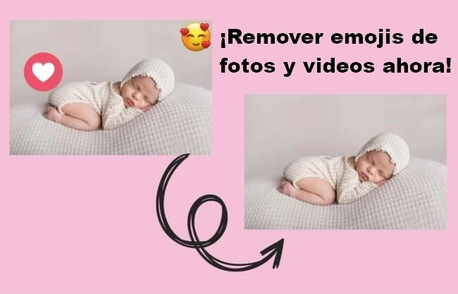 remover emojis de fotos