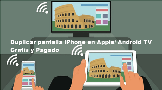 duplicar pantalla iphone en tv