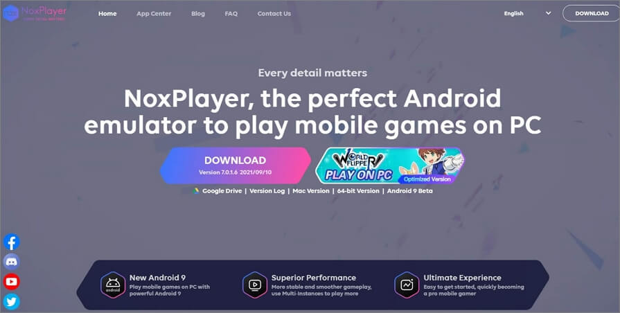 NoxPlayer Android emulador