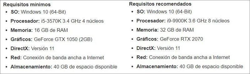 Requisitos para Palworld de Windows