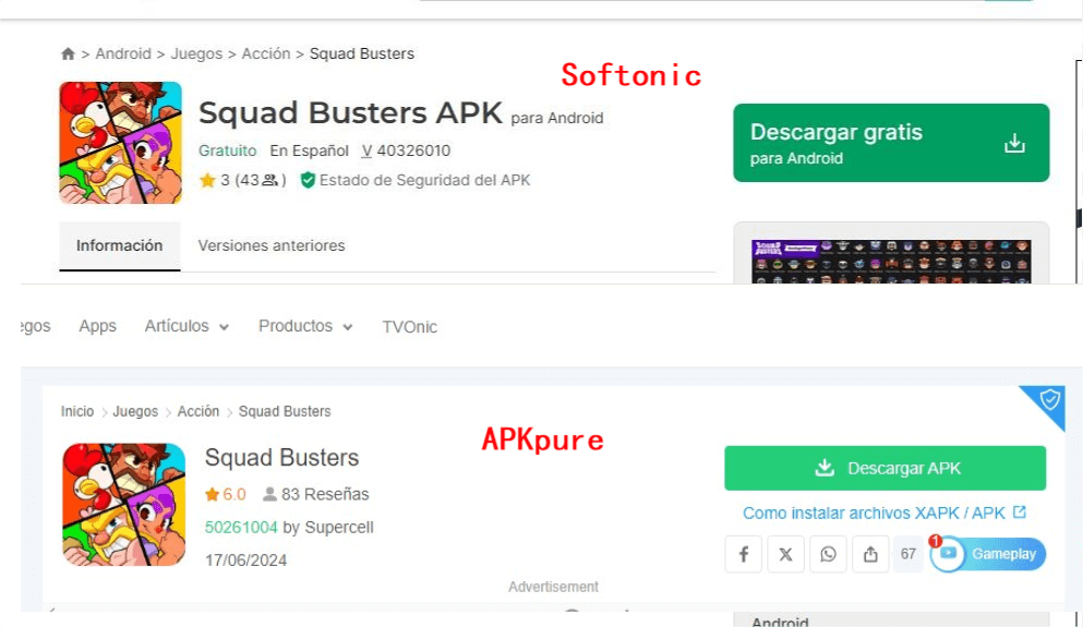 squad buster en softsonic/APKPUre