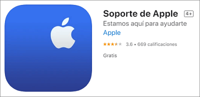 descargar soporte de apple en iPhone