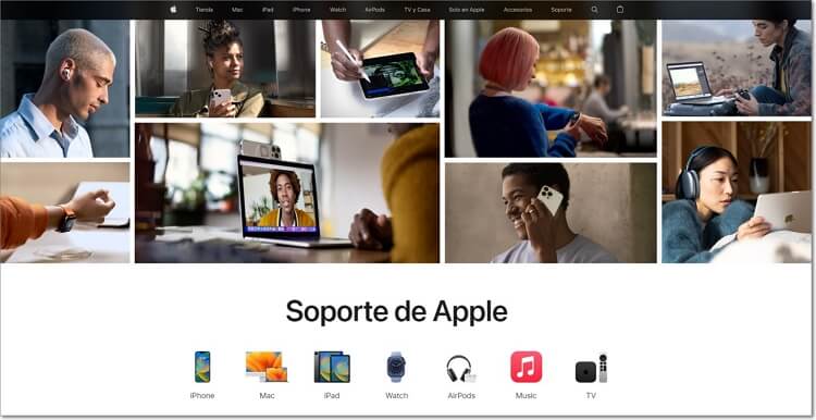 Contactar al Soporte de Apple para recuperar cuenta de iCloud sin nÃºmero de telÃ©fono