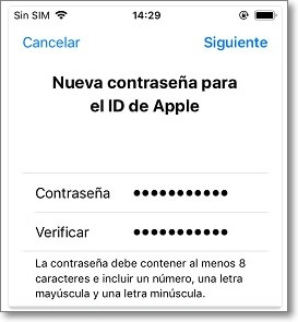 cambiar Apple ID