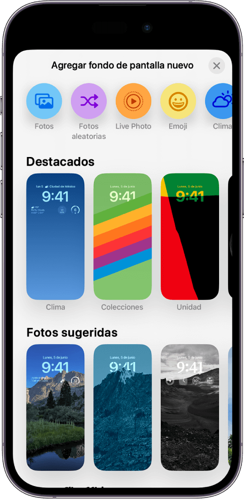  Editar pantalla de bloqueo iPhone