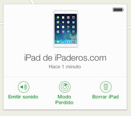 Desbloquear iPad no disponible a través de iCloud
