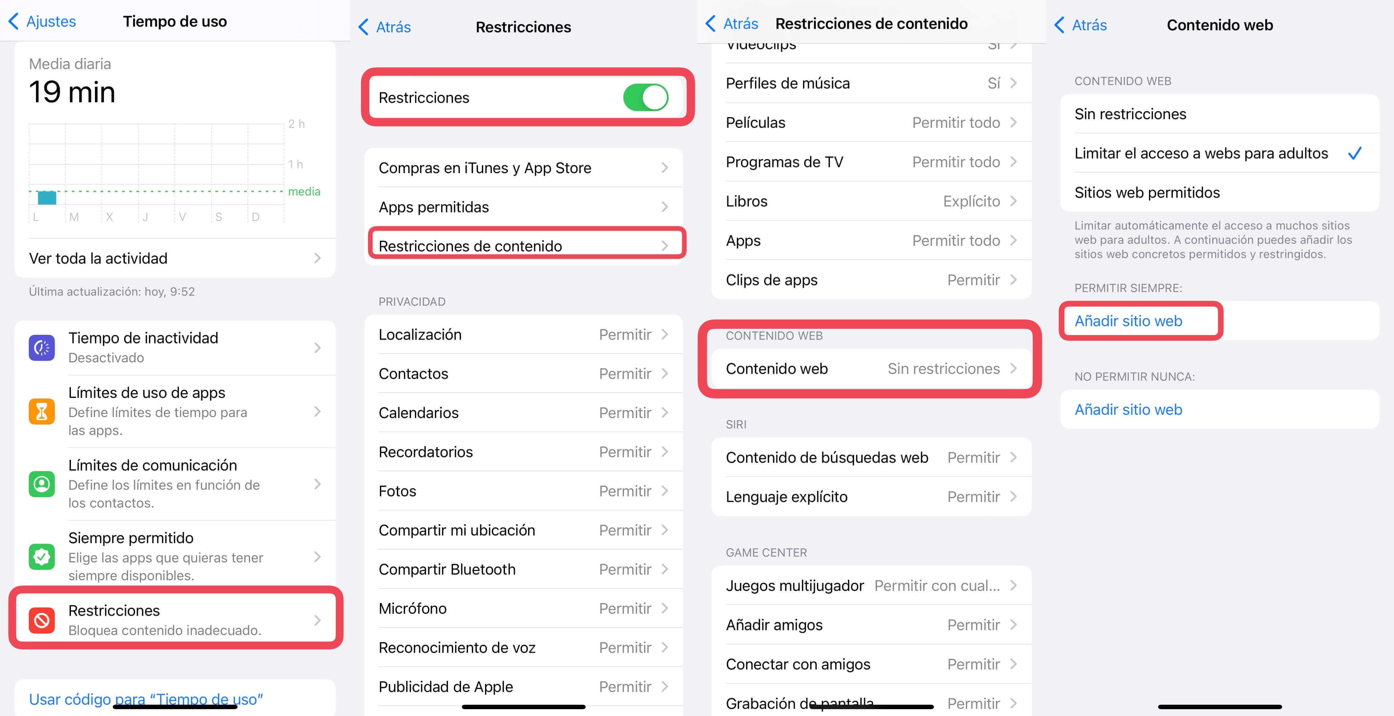 bloqueo de aplicaciones para iPhone