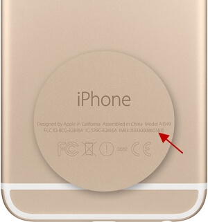 Saber IMEI iPhone bloqueado desde la parte trasera del dispositivo