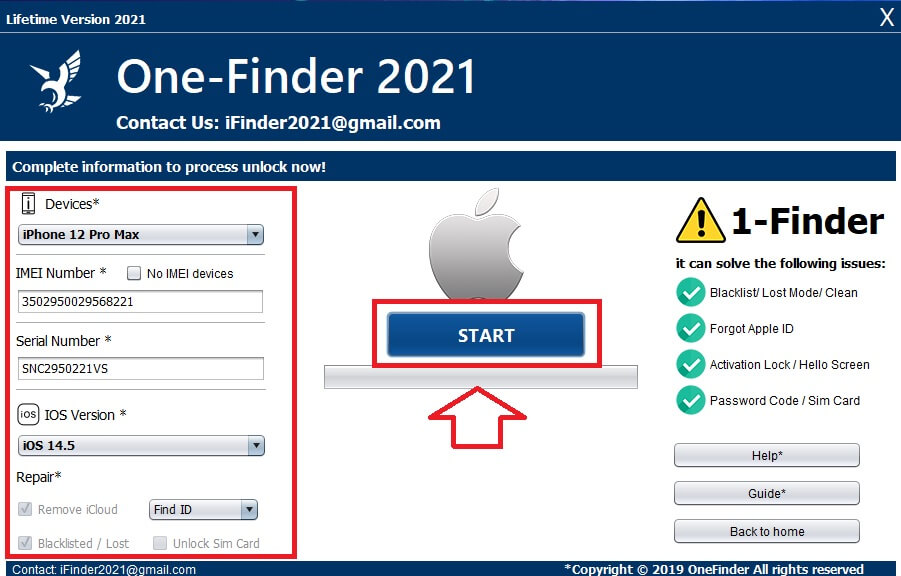 One Finder 2021