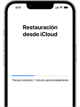 Restauracón desde iCloud