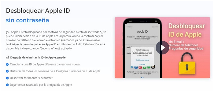 cómo descargar aplicaciones sin ID de Apple con LockWiper