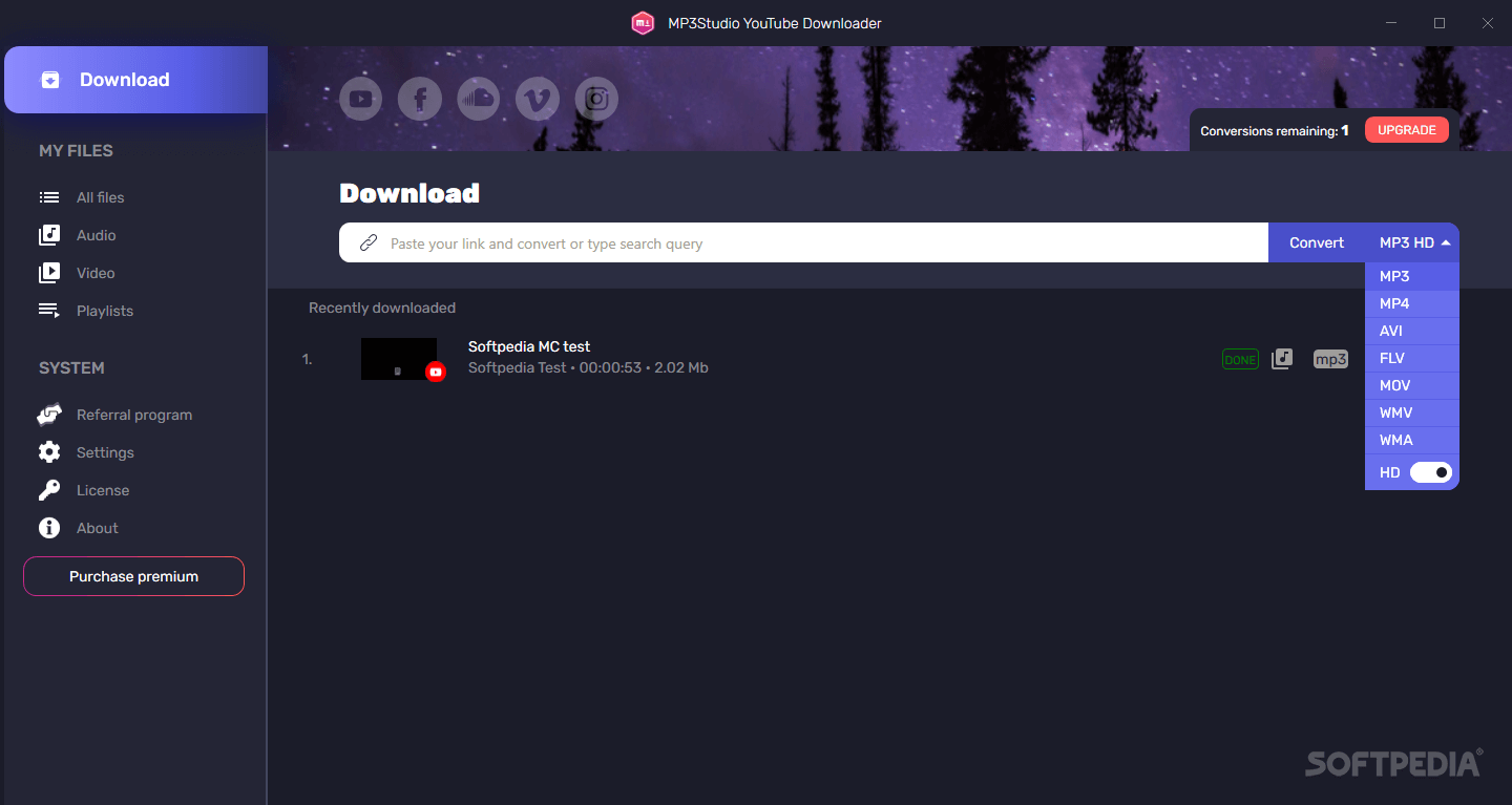 MP3Studio YouTube Downloader