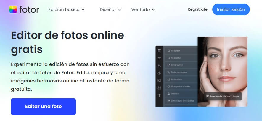 Fotor: App para eliminar un emoji de una foto