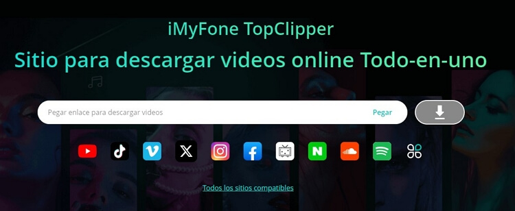 iMyFone TopClipper Descarga música gratis MP3 online