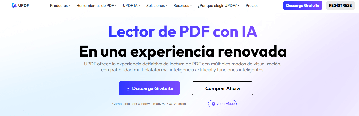 Lector de PDF en voz-UPDF