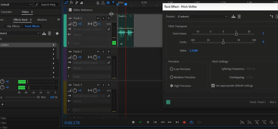 Adobe Audition generador de voz anime