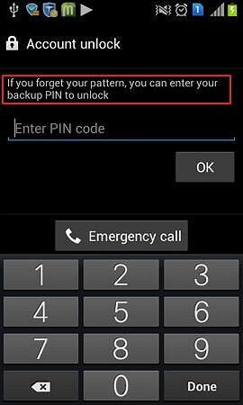 desbloquear un celular con PIN sin borrar nada Samsung con PIN de respaldo