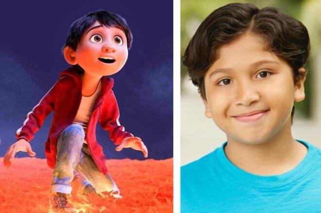 Quién hace la voz de Miguel en Coco